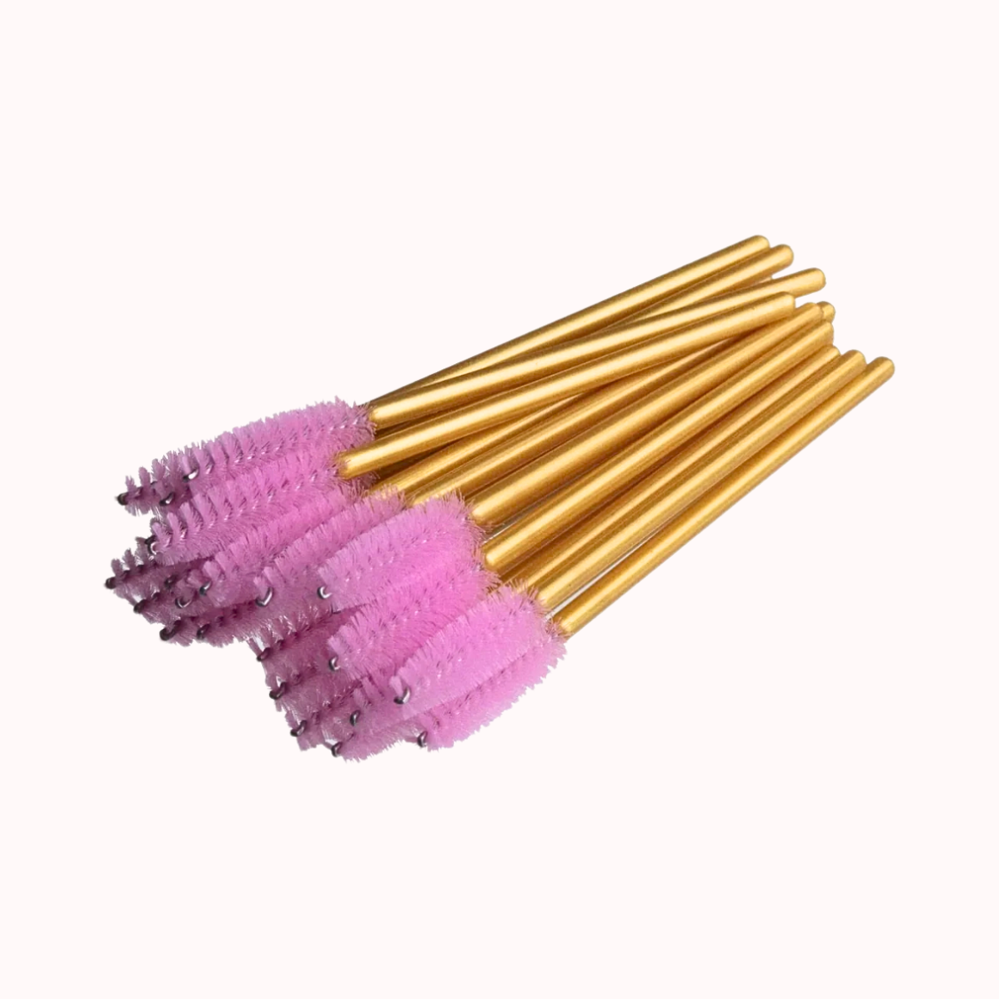 Gold/Pink Mascara Wands 25 pcs